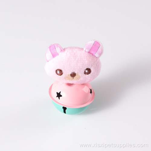 Animal shape with bell for cat playing toy